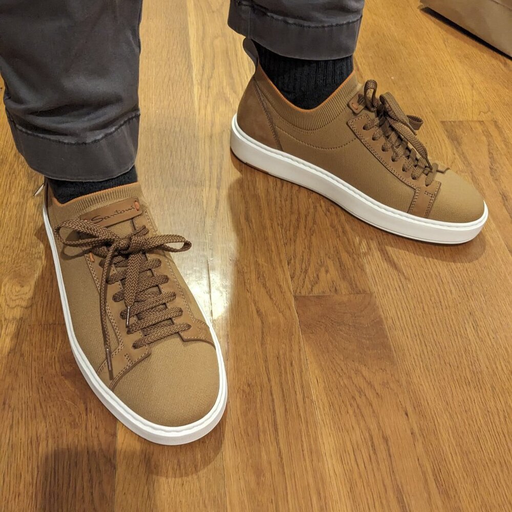 Santoni Daftest Knit Sneakers (EXCELLENT Condition)